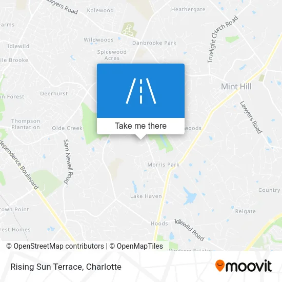 Rising Sun Terrace map