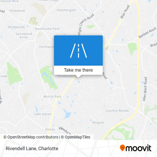 Rivendell Lane map