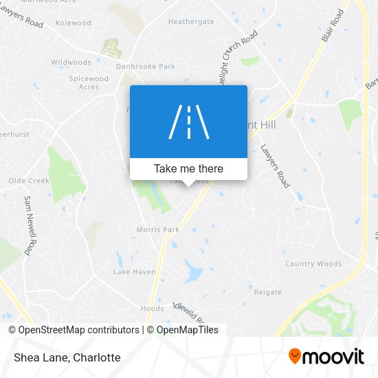 Mapa de Shea Lane