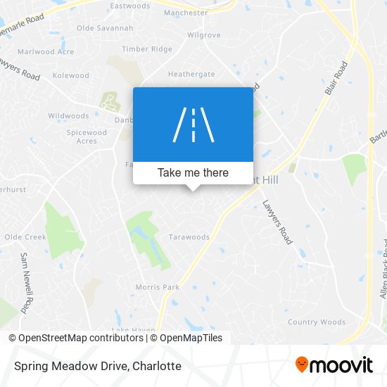 Spring Meadow Drive map