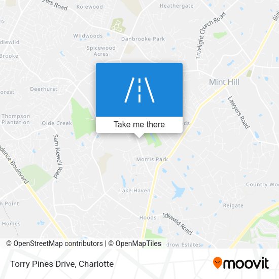 Mapa de Torry Pines Drive