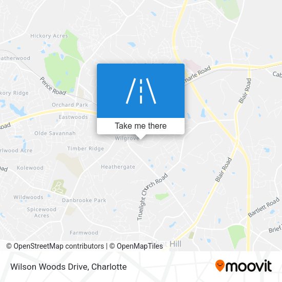 Mapa de Wilson Woods Drive