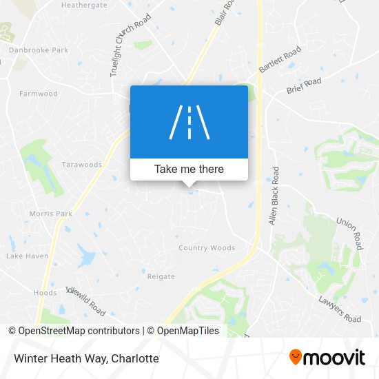 Mapa de Winter Heath Way