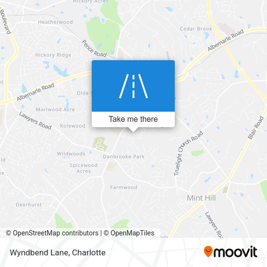 Mapa de Wyndbend Lane
