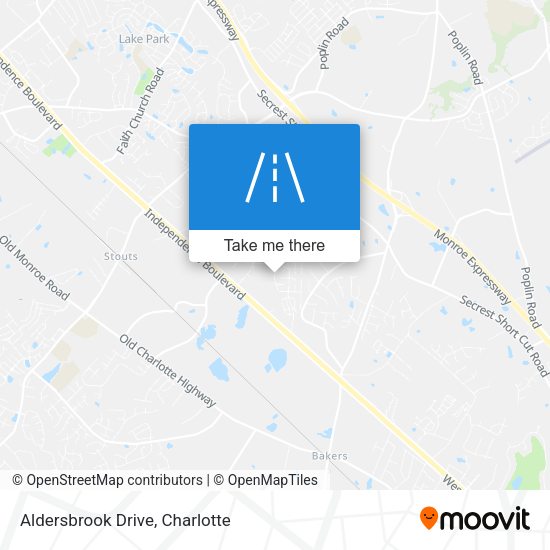 Mapa de Aldersbrook Drive