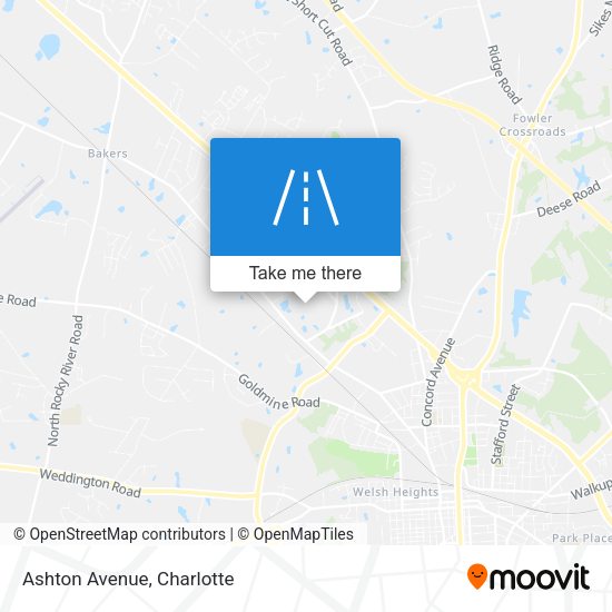 Mapa de Ashton Avenue