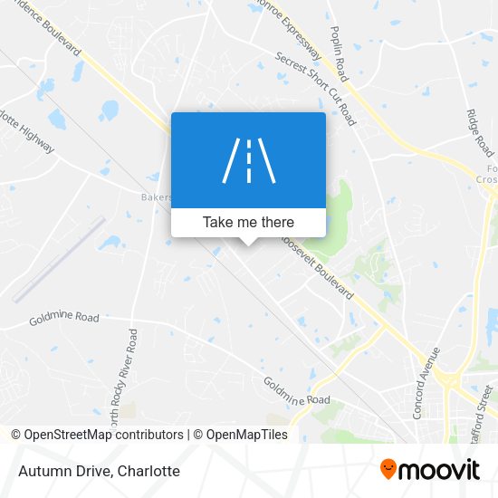 Mapa de Autumn Drive