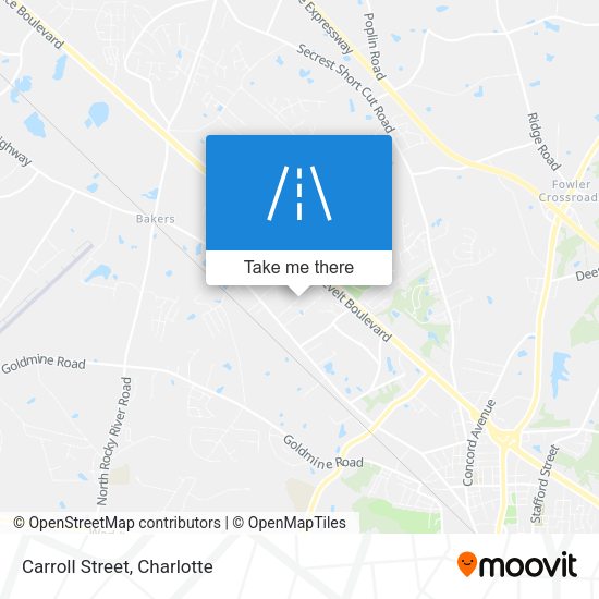 Mapa de Carroll Street