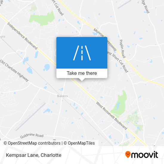 Mapa de Kempsar Lane