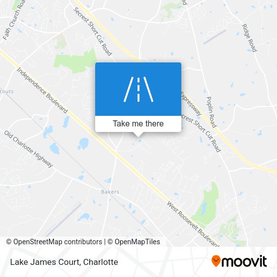 Lake James Court map