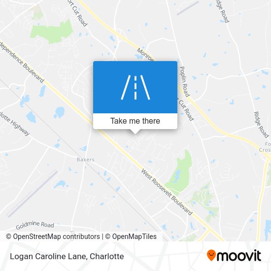 Mapa de Logan Caroline Lane