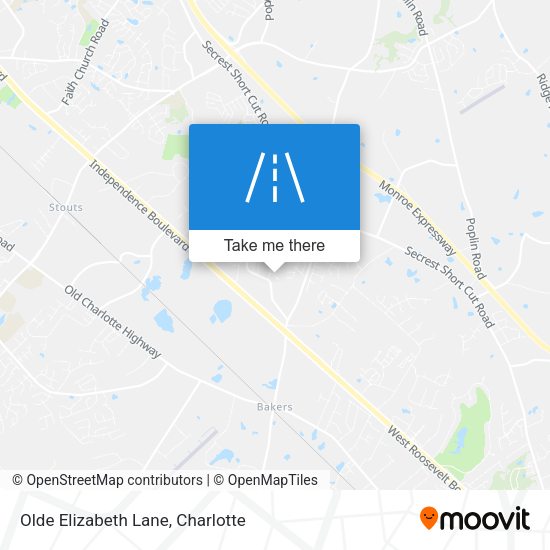 Mapa de Olde Elizabeth Lane