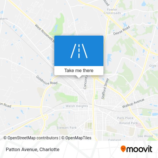 Mapa de Patton Avenue