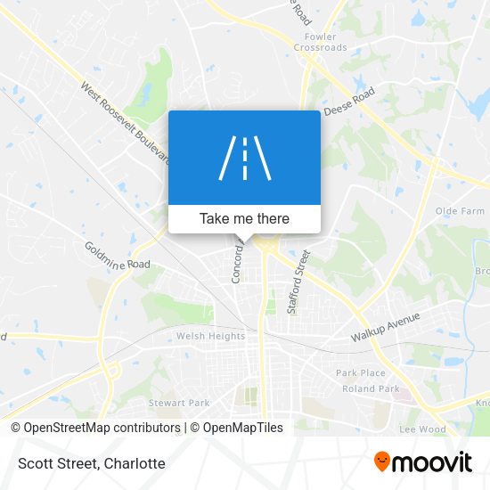 Mapa de Scott Street