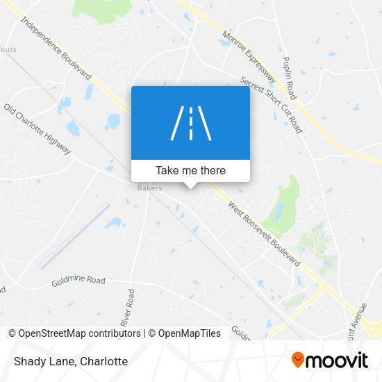 Mapa de Shady Lane