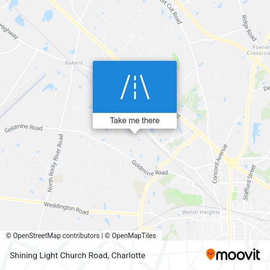 Shining Light Church Road map