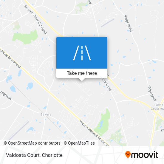 Valdosta Court map