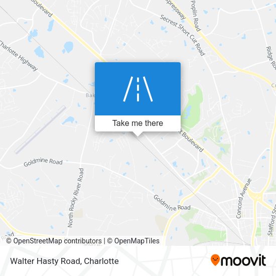 Mapa de Walter Hasty Road