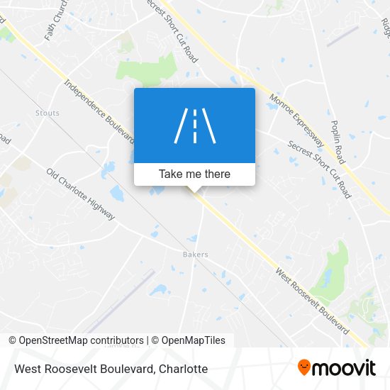 West Roosevelt Boulevard map