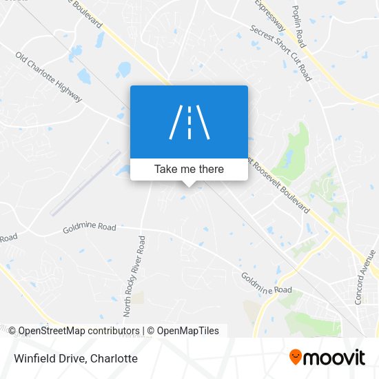 Mapa de Winfield Drive