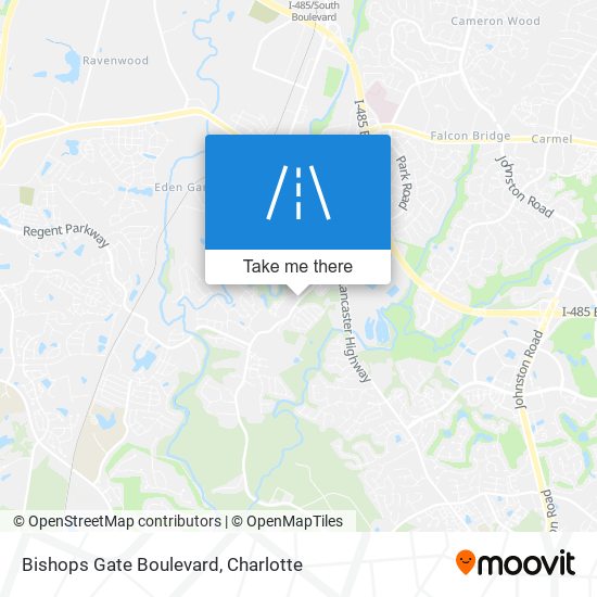 Bishops Gate Boulevard map
