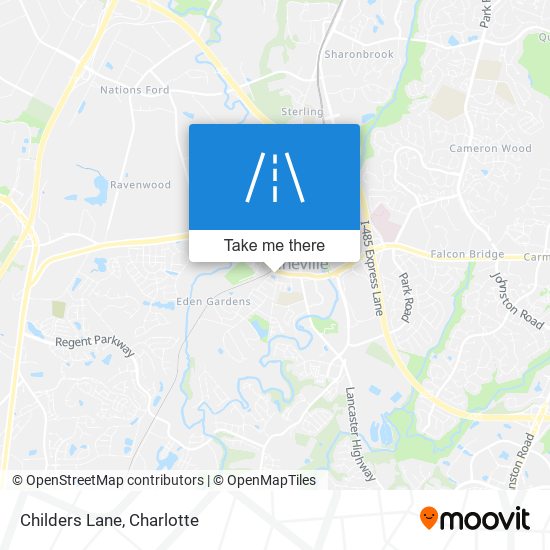 Childers Lane map