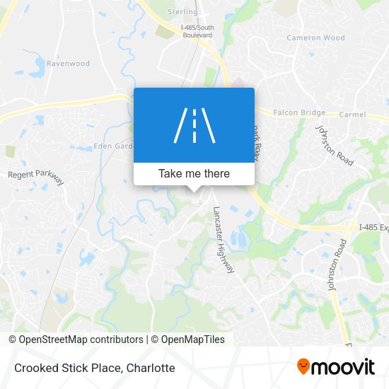 Crooked Stick Place map