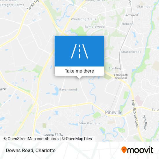 Mapa de Downs Road