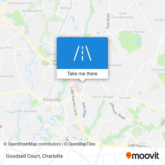 Mapa de Goodsell Court