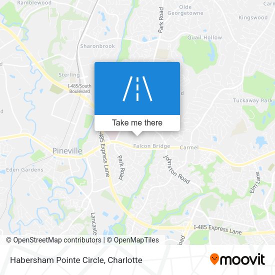 Habersham Pointe Circle map