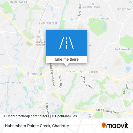 Mapa de Habersham Pointe Creek