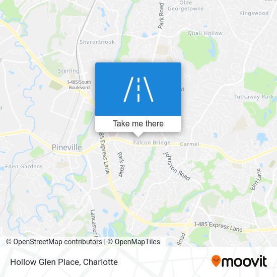 Hollow Glen Place map