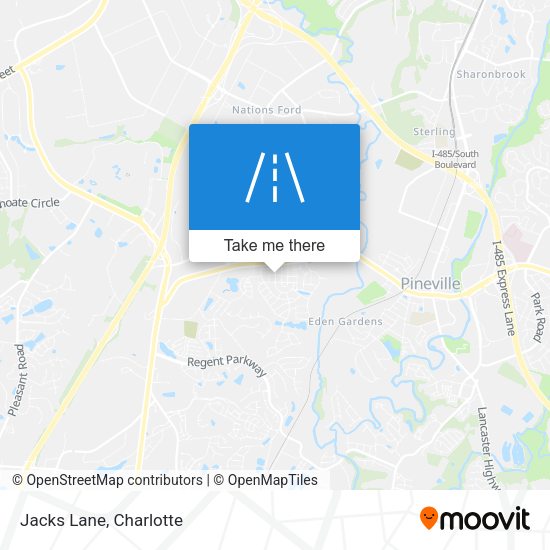 Mapa de Jacks Lane