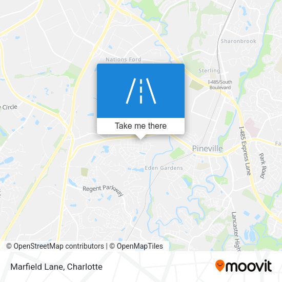 Mapa de Marfield Lane