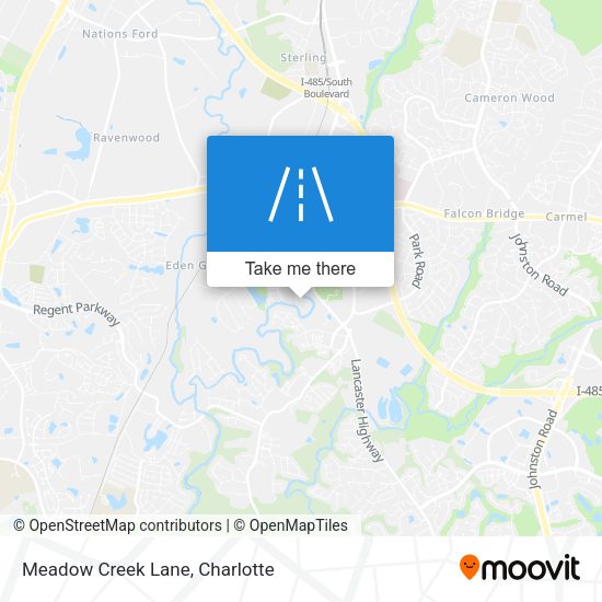 Mapa de Meadow Creek Lane