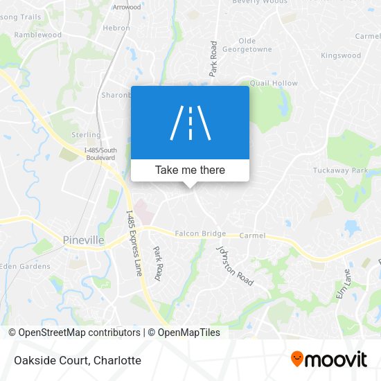 Oakside Court map