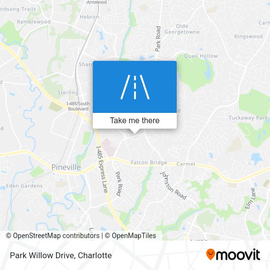 Park Willow Drive map
