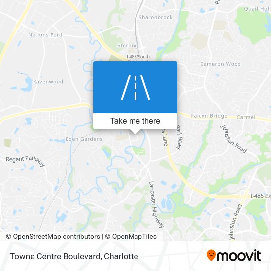 Towne Centre Boulevard map
