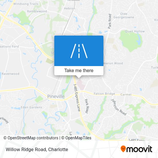Mapa de Willow Ridge Road