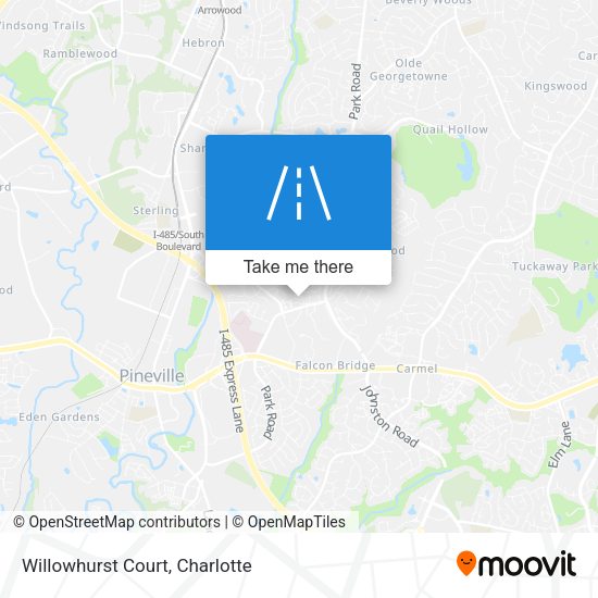 Mapa de Willowhurst Court