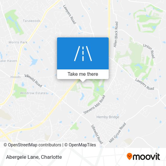 Mapa de Abergele Lane