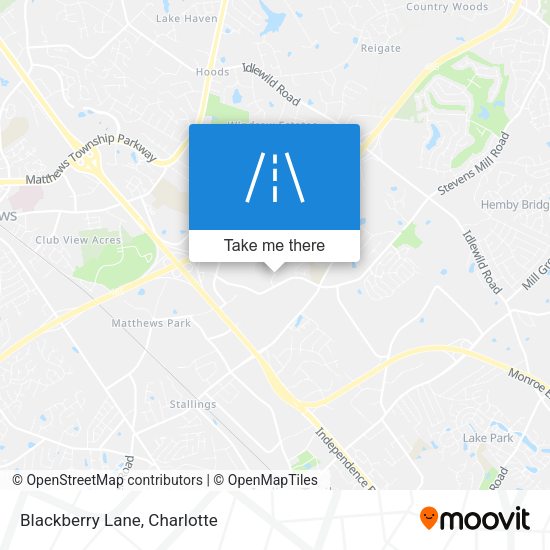 Mapa de Blackberry Lane