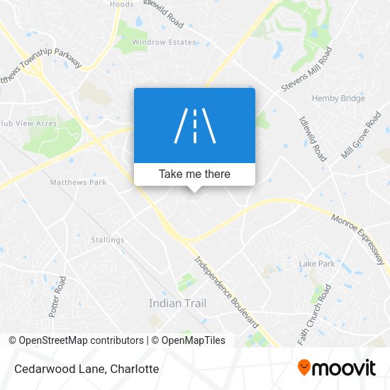 Mapa de Cedarwood Lane