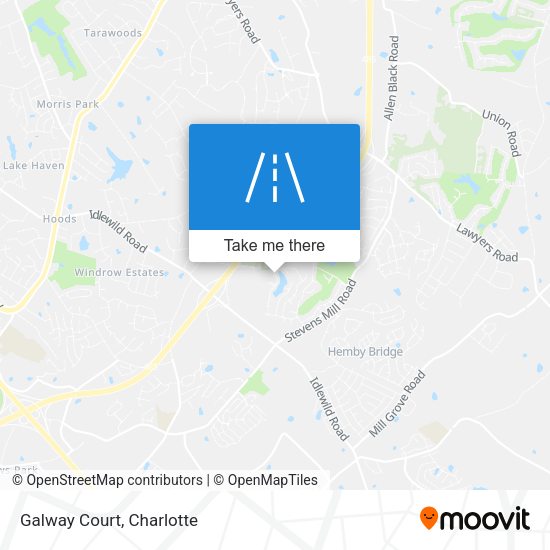 Mapa de Galway Court