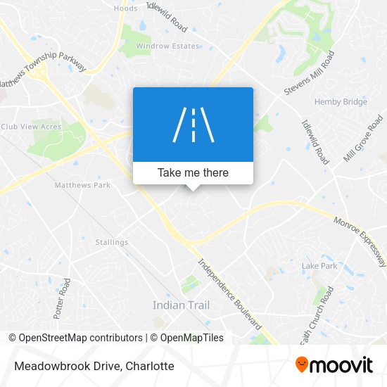 Meadowbrook Drive map