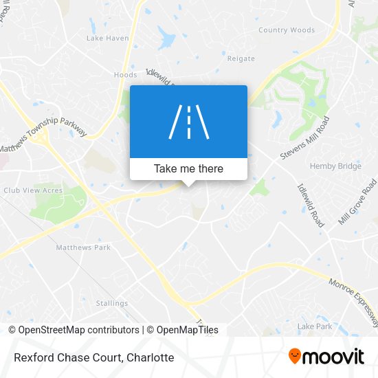 Rexford Chase Court map