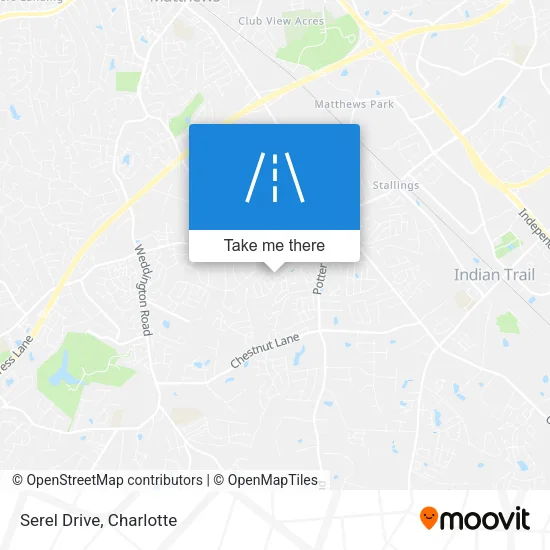 Serel Drive map
