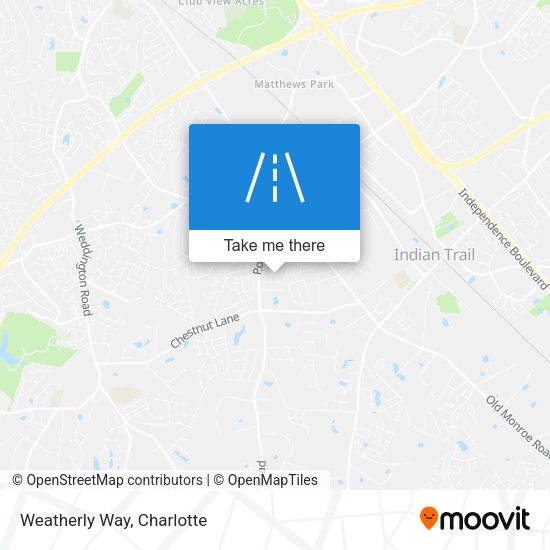 Mapa de Weatherly Way