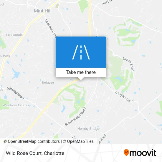 Wild Rose Court map