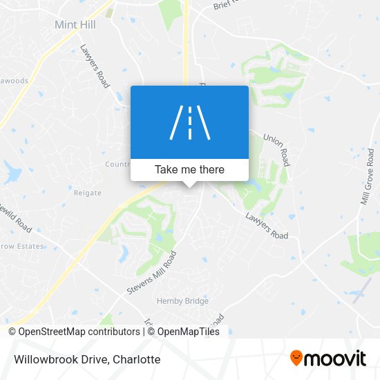 Mapa de Willowbrook Drive
